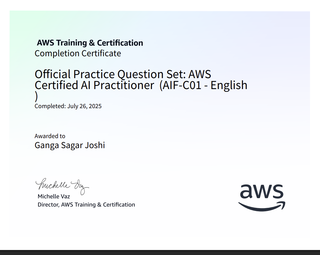AWS Certificate