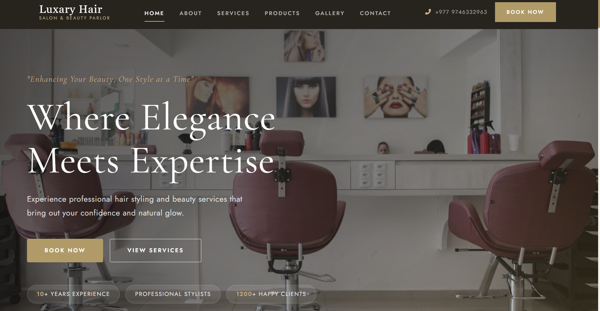 Beauty Salon Website